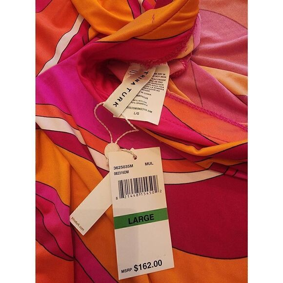 Trina Turk NWT vivid vista swim pant size large - Picture 8 of 12